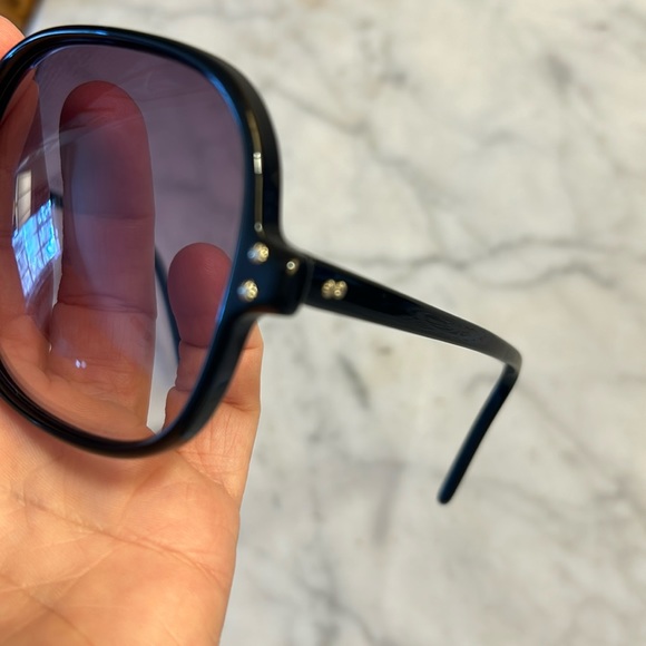 Vintage Robinson Sundowner oversized black sunglasses main image 4